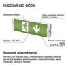 Kép 22/35 - EMOS LED vészvilágító lámpatest NESSI 3W 3 óra IP65