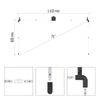 Kép 22/23 - GoSmart Ambient LED RGB világítás TV-hez 75“ (189 cm)