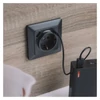 Kép 11/12 - EMOS Aljzat USB-A+USB-C, antracit