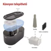 Kép 3/23 - Pet Care háziállat itató, 2,6 l, szürke