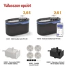 Kép 7/24 - GoSmart háziállat itató Pet Care, 2,6 l, szürke, Wi-Fi