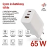 Kép 3/15 - EMOS Univerzális USB töltő GaN PD 65 W max.