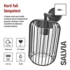 Kép 4/21 - LED kerti fali lámpa, 20,8 x 16 x 28,5 cm, 1 x E27, 15 W