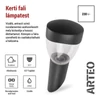 Kép 4/21 - LED kerti fali lámpa, 12 x 12 x 33 cm, 1 x E27, 15 W