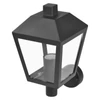 Kép 3/20 - LED kerti fali lámpa, 19,8 x 15 x 27,8 cm, 1 x E27, 15 W