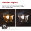Kép 5/20 - LED kerti fali lámpa, 19,8 x 15 x 27,8 cm, 1 x E27, 15 W