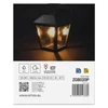 Kép 14/21 - LED kerti fali lámpa, 18 x 15 x 24,5 cm, 1 x E27, 15 W