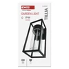 Kép 10/18 - LED kerti fali lámpa, 12,8 x 11 x 27 cm, 1 x E27, 15 W