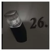 Kép 17/18 - LED kerti fali lámpa, 10,6 x 8,8 x 28, cm, 1 x E27, 25 W