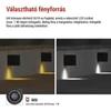 Kép 5/22 - LED kerti fali lámpa, 8,8 x 6,7 x 8 cm, 1 x GU10, 35 W