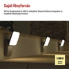 Kép 5/20 - LED kerti fali lámpa, 12 x 12 x 20 cm, 12,5 W, meleg fehér