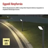 Kép 5/21 - LED kerti oszloplámpa, 12 x 12 x 80 cm, 12,5 W, meleg fehér