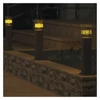 Kép 21/22 - LED kerti oszloplámpa, 15,3 x 13,3 x 45 cm, 1 x E27, 25 W