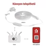 Kép 6/16 - GoSmart Rugalmas LED szalag NEON fehér, 3 m, 24 W, RGBIC dimmelhető, WiFi
