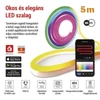 Kép 3/16 - GoSmart Rugalmas LED szalag NEON fehér, 5 m, 33 W, RGBIC dimmelhető, WiFi