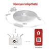 Kép 6/16 - GoSmart Rugalmas LED szalag NEON fehér, 5 m, 33 W, RGBIC dimmelhető, WiFi