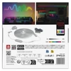 Kép 11/16 - GoSmart Rugalmas LED szalag NEON fehér, 5 m, 33 W, RGBIC dimmelhető, WiFi