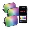 Kép 1/14 - GoSmart kültéri LED reflektor, kezdő készlet, 3 darab, 14 W, RGBIC dimmelhető, WiFi
