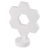 Kép 2/22 - GoSmart LED asztali lámpa Hexagon fehér, 6 részből álló, RGBIC dimmelhető, WiFi