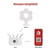 Kép 6/22 - GoSmart LED asztali lámpa Hexagon fehér, 6 részből álló, RGBIC dimmelhető, WiFi