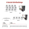 Kép 3/13 - GoSmart LED reflektor - 85 cm-es lánc, 4 rész, 7 W, RGBIC+CCT, dimmelhető, WiFi