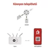 Kép 6/23 - GoSmart LED-es lámpatest Lines fekete, 9 részből álló, 34 W, RGBIC dimmelhető, WiFi
