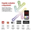 Kép 3/22 - GoSmart LED lámpatest Lines fehér, 9 részből álló, 34 W, RGBIC dimmelhető, WiFi