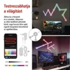 Kép 4/22 - GoSmart LED lámpatest Lines fehér, 9 részből álló, 34 W, RGBIC dimmelhető, WiFi
