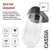Kép 4/20 - LED kerti fali lámpa CASSIA, 12,6 × 9,5 × 22,2 cm, 1 × E27, 15 W