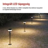 Kép 5/21 - LED napelemes kerti lámpa szürkületérzékelővel, TERION, 12,5 × 12,5 × 50 cm