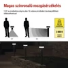Kép 6/21 - LED napelemes kerti lámpa szürkületérzékelővel, TERION, 12,5 × 12,5 × 50 cm