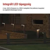 Kép 5/22 - LED napelemes kerti fali lámpa szürkületérzékelővel, VEREA, 10,7 × 15,4 × 50 cm