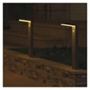 Kép 21/22 - LED napelemes kerti fali lámpa szürkületérzékelővel, VEREA, 10,7 × 15,4 × 50 cm