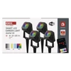 Kép 6/14 - GoSmart kültéri LED spotlámpa, kezdő készlet, 4 darab, 7 W, RGBIC dimmelhető, WiFi