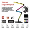 Kép 3/20 - GoSmart LED állólámpa, fekete, 175 cm, meleg fehér / RGBIC WiFi