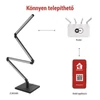 Kép 6/20 - GoSmart LED állólámpa, fekete, 175 cm, meleg fehér / RGBIC WiFi