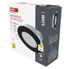 Kép 2/14 - LED reflektor LORI fekete, kerek, 4,5W CCT