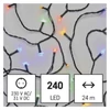 Kép 3/11 - LED karácsonyi fényfüzér, 24 m, kültéri és beltéri, többszínű, progr, időz.