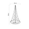 Kép 5/11 - LED karácsonyfa, 180 cm, kültérre és beltérre, meleg fehér