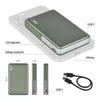 Kép 7/23 - EMOS Powerbank WI 1031, 10 000 mAh, 20 W+Wireless, army-green