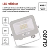 Kép 9/19 - LED reflektor GLARO 10W, fehér, IP65, 1000 lm, természetes fehér