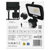 Kép 16/20 - LED reflektor GLARO PIR 10 W, fekete, IP54, 1000 lm, természetes fehér