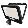 Kép 1/23 - LED reflektor GLARO PIR 50 W, fekete, IP54, 5000 lm, természetes fehér