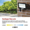 Kép 12/23 - LED reflektor GLARO PIR 50 W, fekete, IP54, 5000 lm, természetes fehér