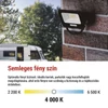 Kép 11/19 - LED reflektor GLARO 10W, fekete, IP65, 1000 lm, természetes fehér