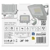 Kép 15/18 - LED reflektor GLARO 20W, fehér, IP65, 2000 lm, természetes fehér