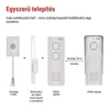 Kép 7/25 - Vezeték nélküli otthoni audio kapucsengő készlet H1087, 1 résztvevő