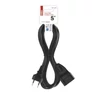 Kép 4/8 - Hosszabbító 5 m / 1 aljzat / fekete / PVC / 0,75 mm2