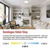 Kép 8/24 - LED mennyezeti lámpatest TIVI, A CLASS, kerek, fehér 19W, IP44, Természetes fehér