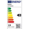 Kép 2/12 - LED izzó Filament G125 / E27 / 18 W (150 W) / 2452 lm / Természetes fehér